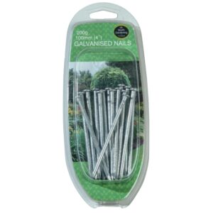 100mm (4") Galvanised Nails (200g)