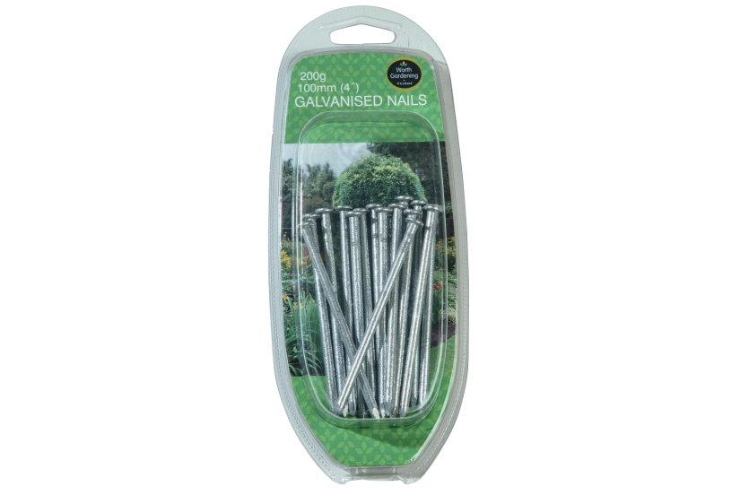 100mm (4") Galvanised Nails (200g)