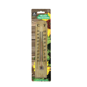 Traditional Wooden Thermometer