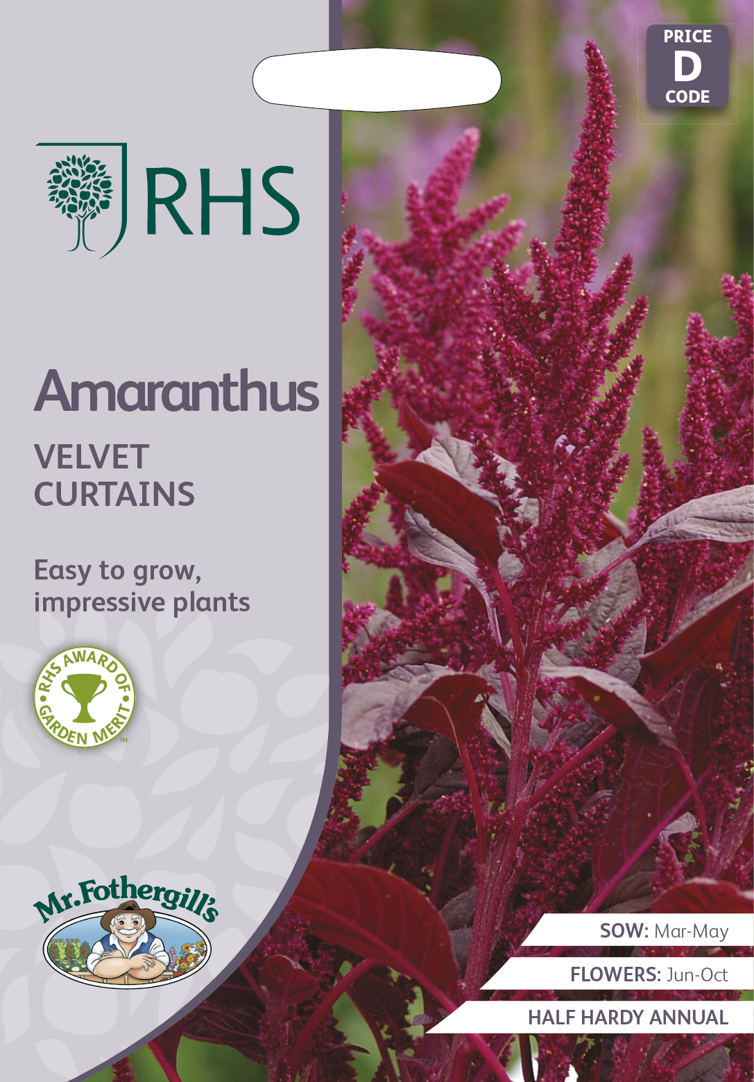 RHS Amaranthus Velvet Curtains
